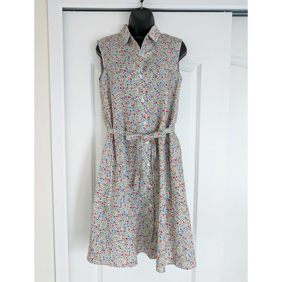 Uniqlo Dresses & Skirts - NWT UNIQLO Liberty Linen Sleeveless Dress in Red